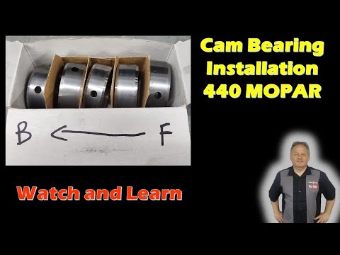 Engine Building Tips - Installing Cam Bearings 440 MOPAR 512 Stroker