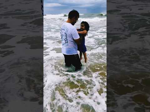 #baby #cutebaby #beachvibes #beach #vacation #wateractivities #seawaves