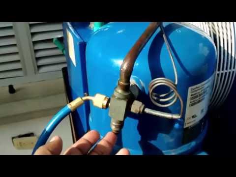HOW TO STORE REFRIGERANT IN A CONDENSING UNIT OF COMMERCIAL REFRIGERATION EQUIPMENT
