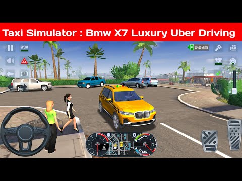 Taxi Simulator :BMW X7 Luxury Uber Driving In USA