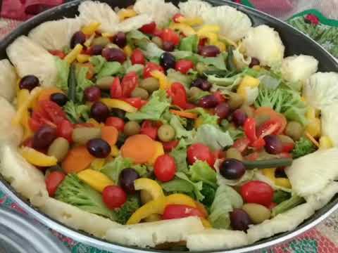 Salada TROPICAL 🍜 Deliciosa!