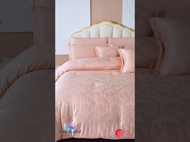 طقم مفرش ارجوان جاكارد فاخر | 8 قطع نفرين