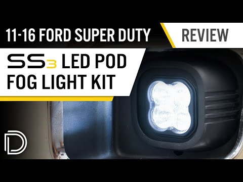 2011-2016 Ford Super Duty SS3 LED Fog Light Kit | Diode Dynamics
