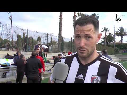 Declaracions a la finalització del partit entre el CDFB L'Eliana i el Rayo Llíria CF