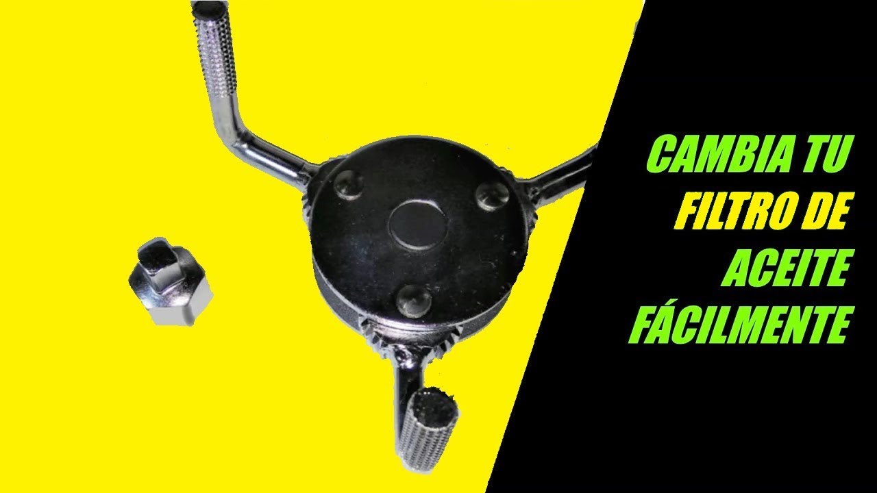✅ Llave Para 👉 FILTROS de ACEITE 👈 de 3 GARRAS. ➡️Cómo son, para qué sirven y cómo se usan.