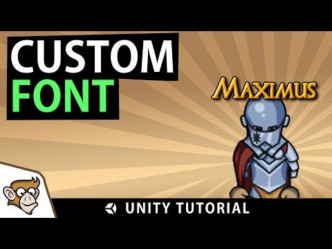 How to use a Custom Font with Text Mesh Pro in Unity (Custom Texture, Add effects in Photoshop)