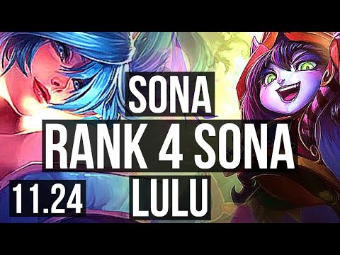 SONA & Senna vs LULU & Jinx (SUP) | Rank 4 Sona, 1000+ games, 1/4/35 | EUW Challenger | 11.24