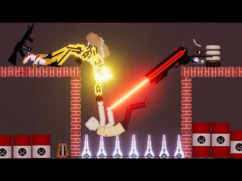 Super Jump Soldier ( Hi-tech Soldier ) Rescues The Hostage - People Playground 1.20