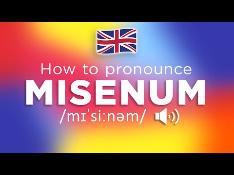 How To Pronounce Misenum (100% NATIVE Speaker!!)