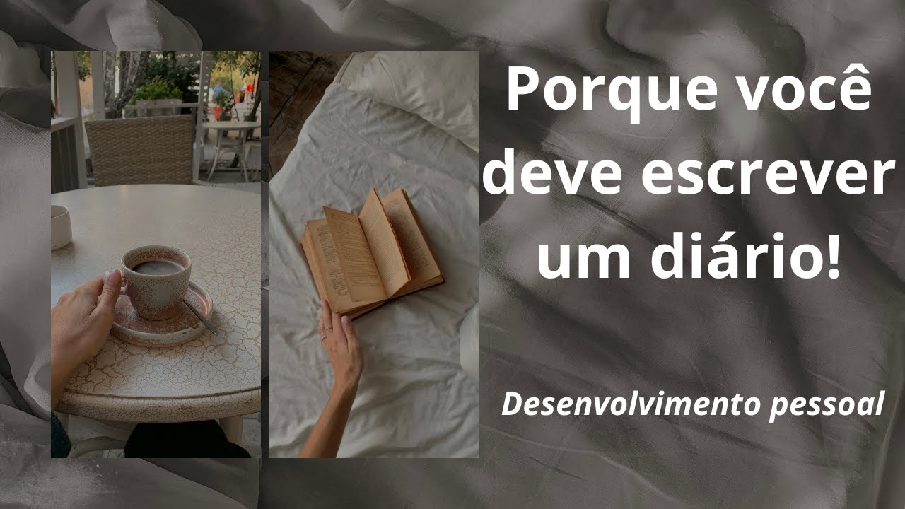 ESCREVER DIÁRIO para DESENVOLVIMENTO PESSOAL. Como usar seu DIÁRIO para se desenvolver?