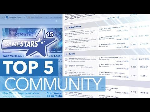 GameStars 2015 - Gewinner: Community-Liebling - Die Top 5 unserer Community