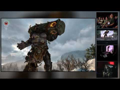 YouTube Live at E3 2016 - God Of War Gameplay Reveal
