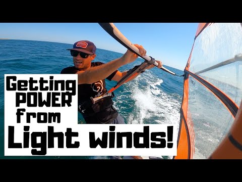 How to get going in light winds!