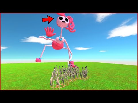 BIG MOMMY LONG LEGS  🆚   SKELETON | Animal Revolt Battle Simulator