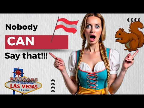 The Toughest Austrian🇦🇹 😂Word ✅ Vegas Natives: Oachkatzlschwoaf Challenge! 🐿️