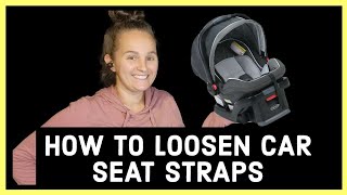 How To LOOSEN CARSEAT STRAPS | Graco, BabyTrend, EvenFlo & MORE