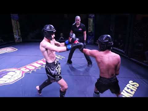 JAYDEN MAZARIEGOS VS ERIC STRELETSKY 140 LB JR K1 RAGE IN THE CAGE 20