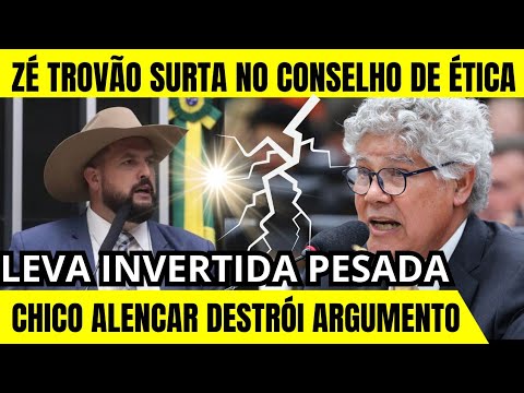 EXPLODIU! ZÉ TROVÃO ENTRA EM COLAPSO NO CONSELHO, CHORA E LEVA RESPOSTA DEMOLIDORA DE CHICO ALENCAR