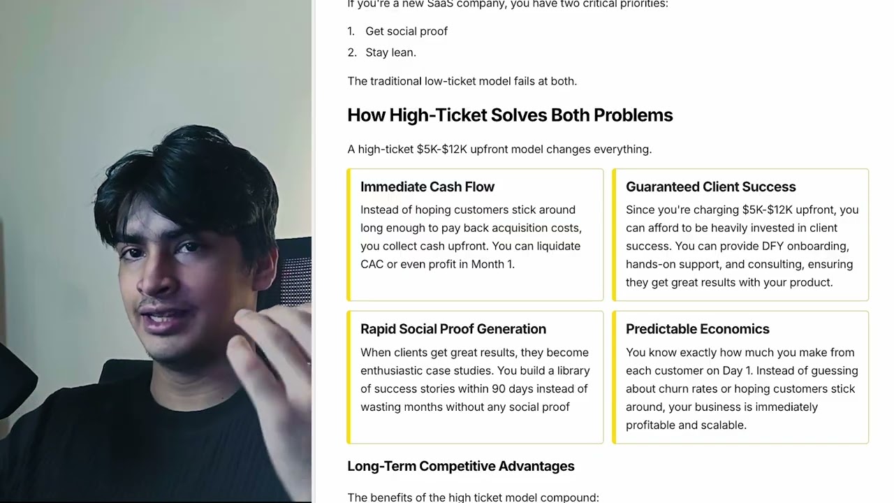 How to turn your Saas into a 10k upfront offer (High ACV Model)