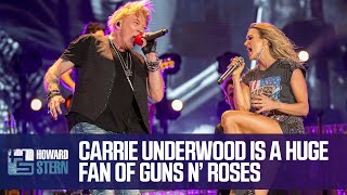 Carrie Underwood, Guns N&#39; Roses Superfan, Talks Performing With Axl Rose