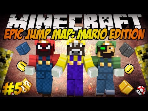 Minecraft: Delti niszczy odcinek :c - Epic Jump Map: Mario Edition #5