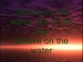 Smoke on the water deep purple lyrics 