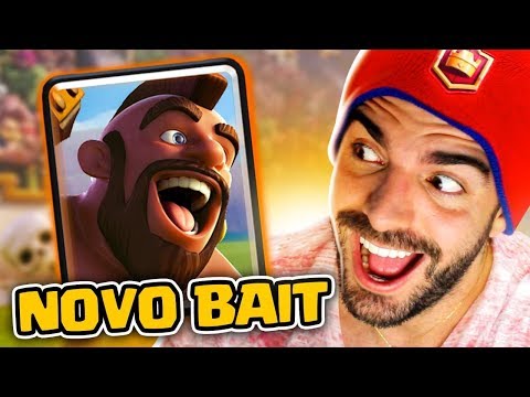NOVO - USEI O MELHOR DECK DE CORREDOR BAIT DO CLASH ROYALE!