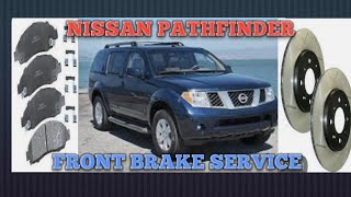 how to do front brakes on a Nissan pathfinder 2008