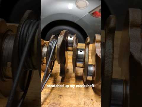 Resurfacing my crankshaft after two spun rod bearings - Mitsubishi Eclipse GT V6 6G75