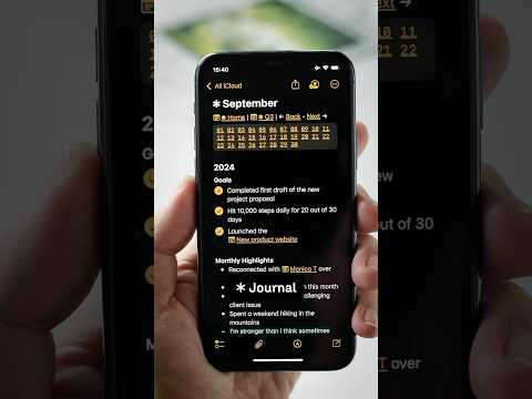 Forever ✱ Notes: 3 Levels to Master Apple Notes Organization #applenotes #digitalnotetaking