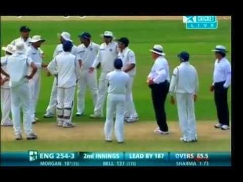 Ian Bell Run Out Incident MS Dhoni - India vs England 2nd Test