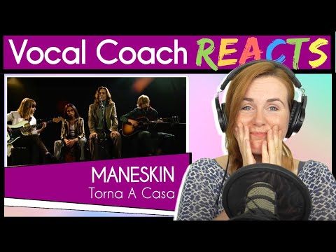 Vocal Coach reacts to Måneskin (Damiano David) - Torna a casa - Live Performance