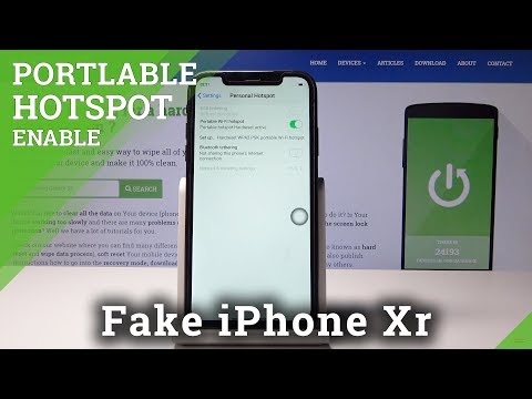 How to Enable Portable Hotspot in Fake iPhone Xr - Set Up Mobile Data