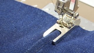 preview picture of video 'Tutorial: how to sew lapped and flat-felled seams with the BERNINA lap seam foot no. 70 and 71'