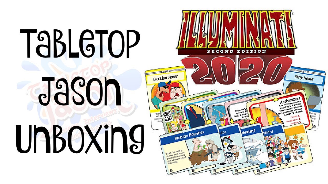 Unboxing Illuminati: The Game of Conspiracy 2020 Expansion