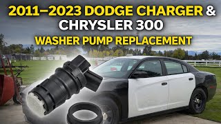 Dodge Charger Wiper Fluid Pump Replacement 2011–2023