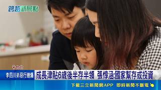 總統拋18歲前月領5千 張惇涵:最快明年1／1上路  成長津貼6歲後半存半領 張惇涵:國家幫存或投資│記者 許芷瑄 周威志│台灣要聞20260521│三立iNEWS