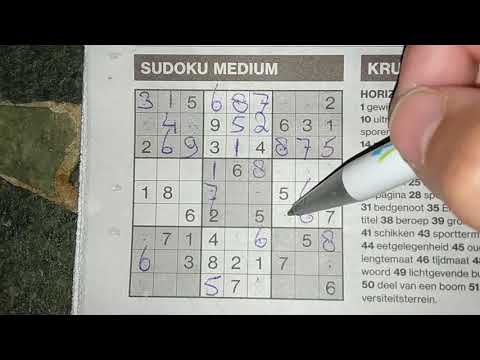 Again an awesome Medium Sudoku puzzle (with a PDF file) 06-17-2019