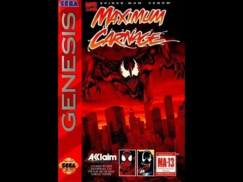 spiderman & venom - maximum carnage sega genesis rom