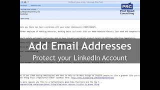 Add Email Addresses to Your LinkedIn Account