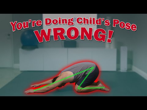 How To Do The Perfect Child's Pose | Taught By A Physical Therapist Physical Therapist