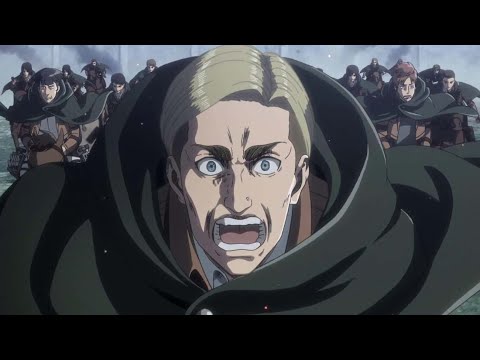 Erwin Smith Leads One Last Charge - 'Attack On Titan' (dub) 1 hour version