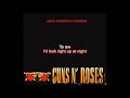 Guns N' Roses - So Fine [Karaoke]