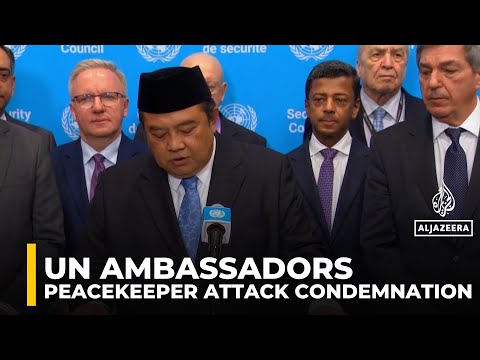 UN ambassadors condemn deadly attacks on peacekeepers in Lebanon