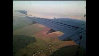 preview picture of video 'BelAvia  Landing in Minsk. Belarus.'