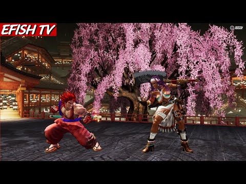 Kazama Kazuki vs Darli Dagger (Hardest AI) - Samurai Shodown