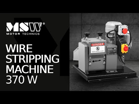 Video - Kabelstripmachine - 370 W - 5 sleuven