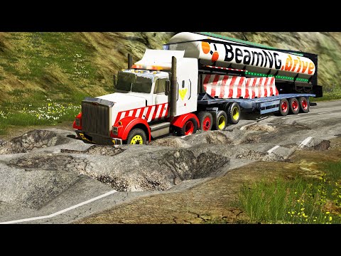 Trucks vs Potholes #66 | BeamNG.DRIVE