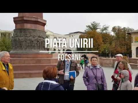 Piața Unirii din Focșani, prezentată de ghidul turistic Florin Daniel Sima