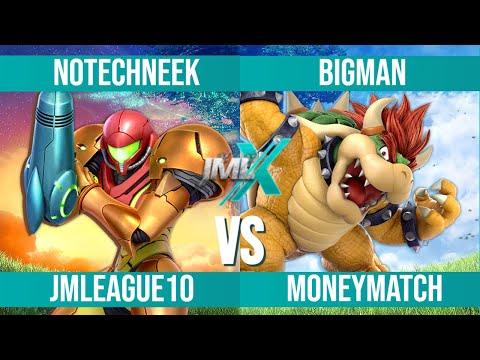 NoTechNeek (Ike, Duck Hunt Duo, Samus) vs Bigman (Bowser) - JMLeague10 Moneymatch